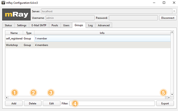 config groups