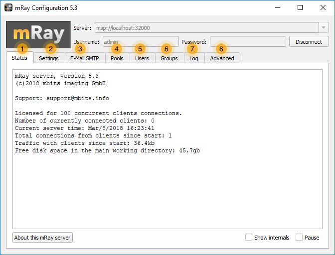 config status