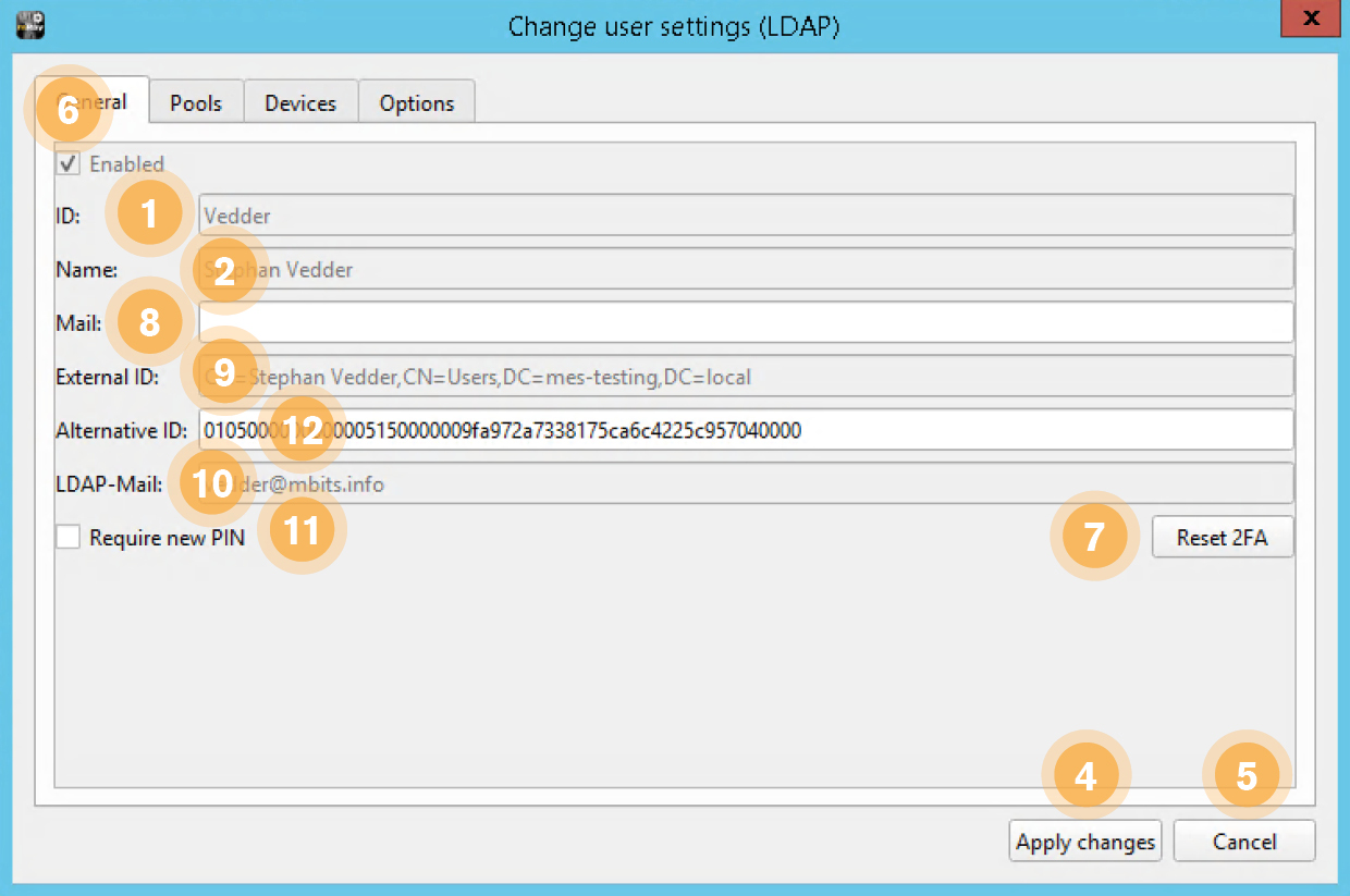 cus LDAP general